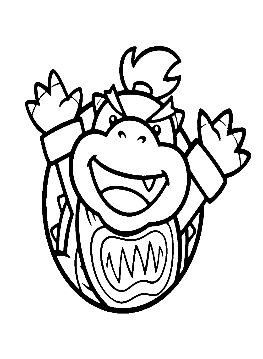 Bowser Jr Para Colorear 18