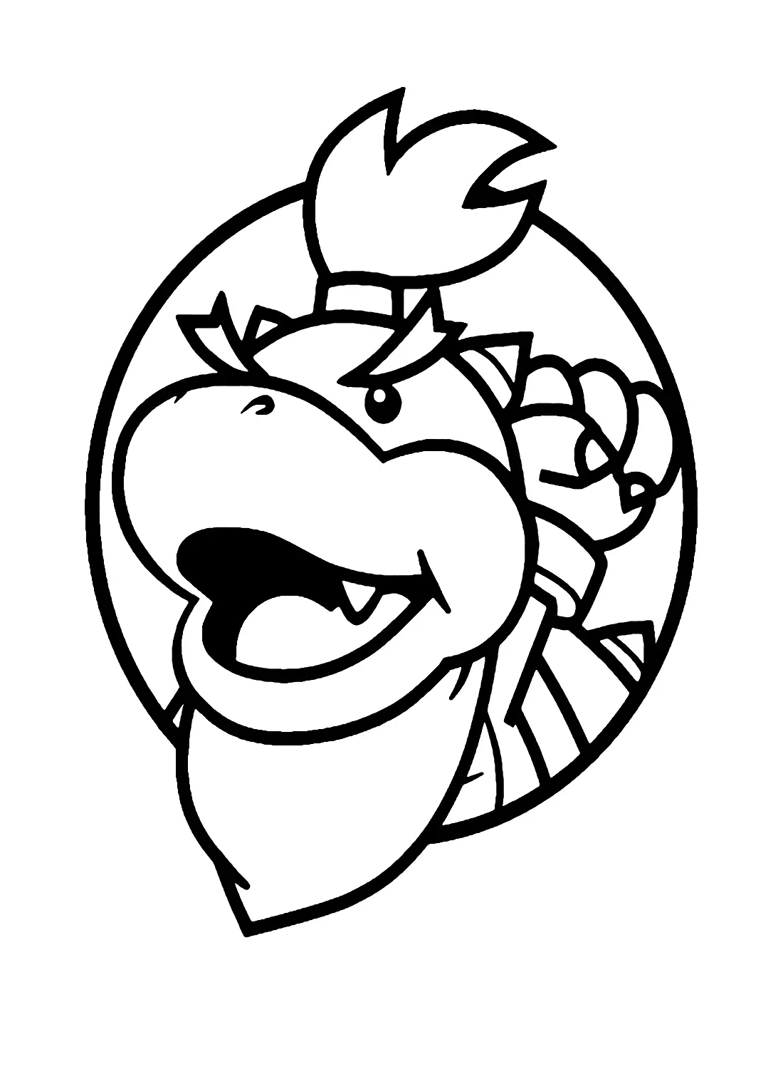 Desenhos de Bowser Jr Para Colorir