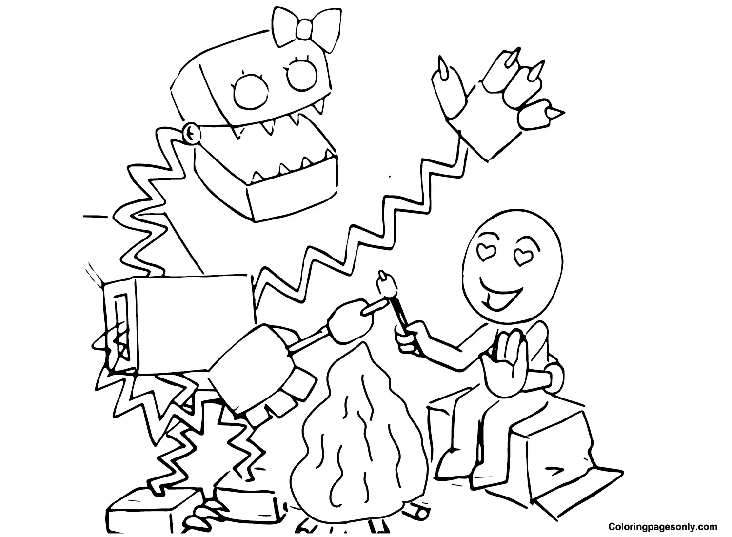 Desenhos de Boxy Boo Para Colorir 18
