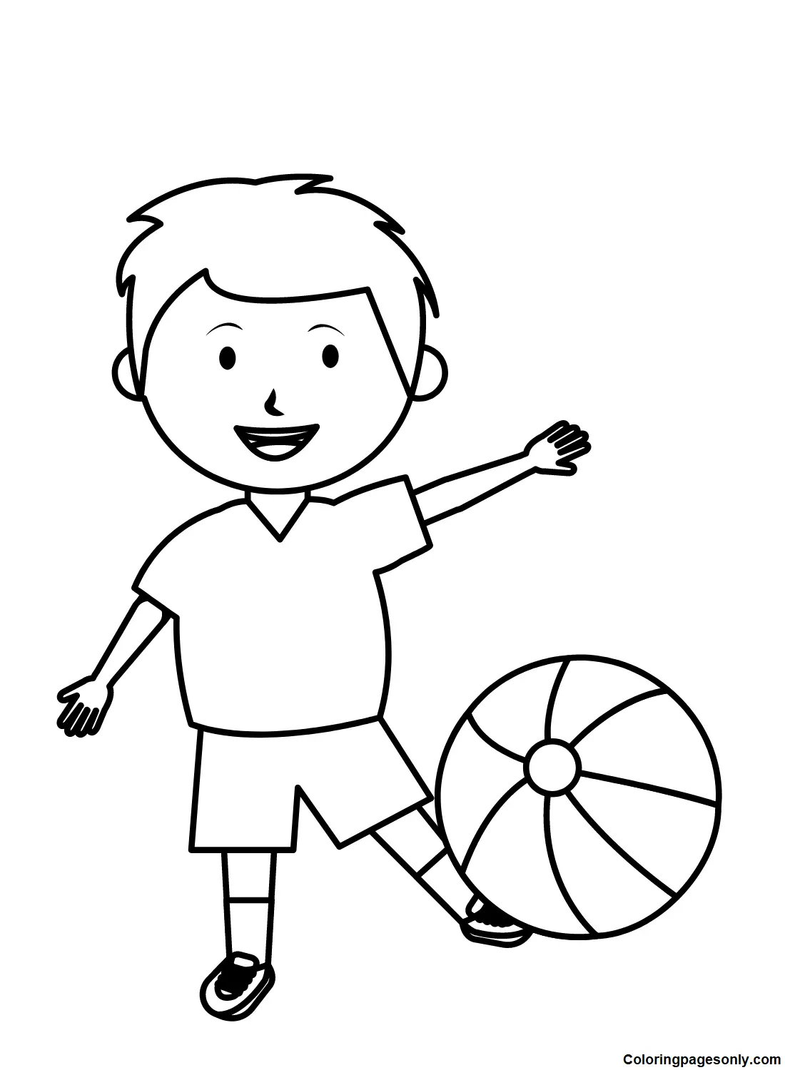 Boyish Coloring Pages 16