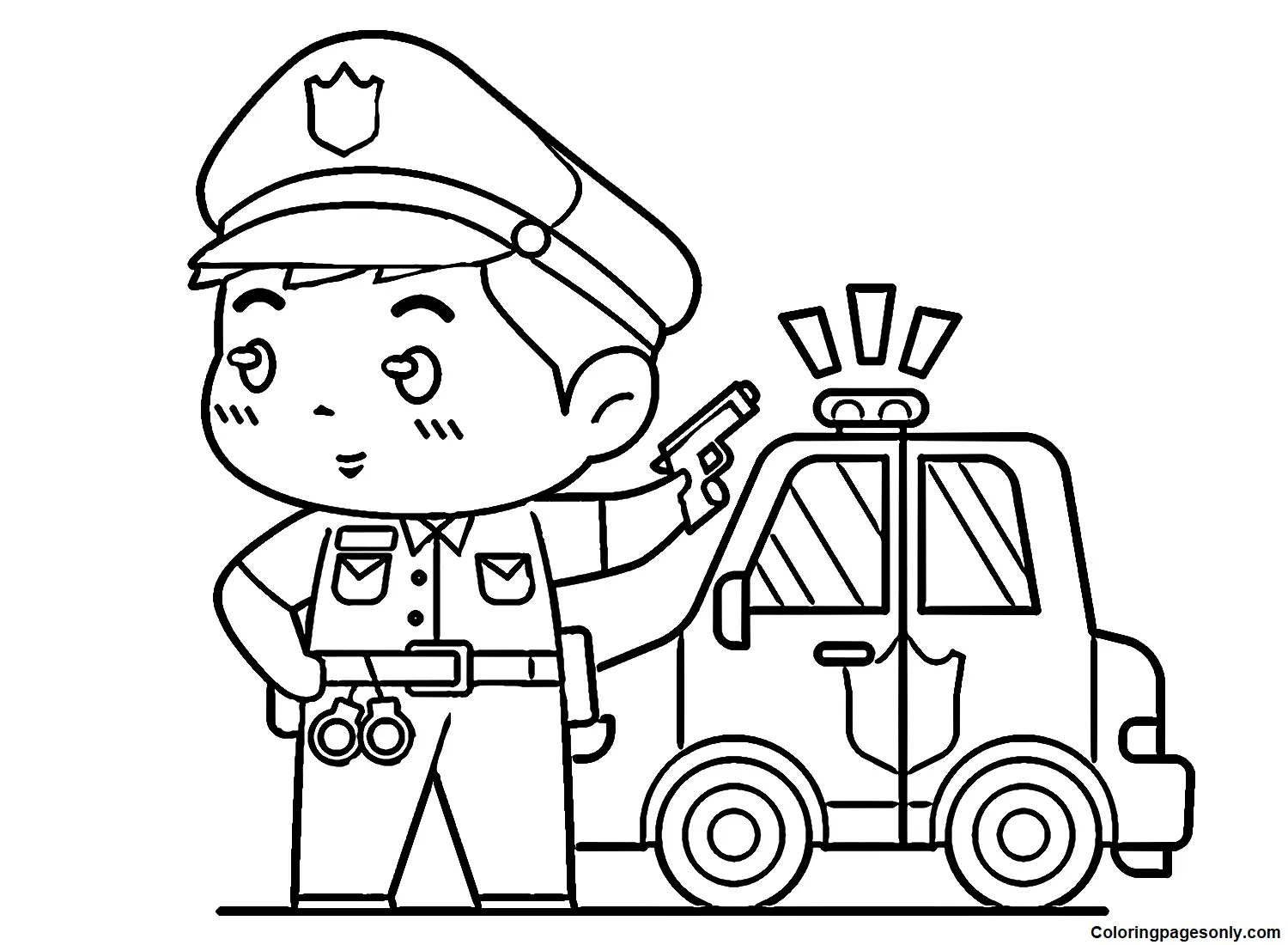 Boyish Coloring Pages 5