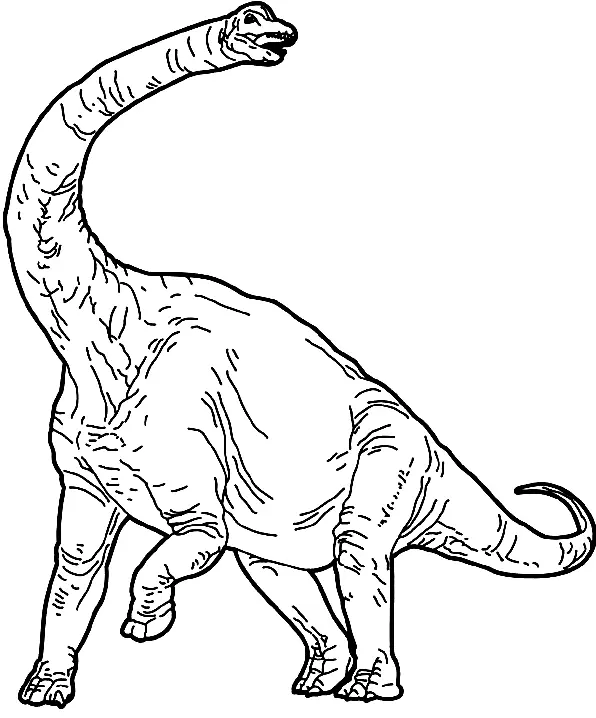 Brachiosaurus Coloring Pages 1