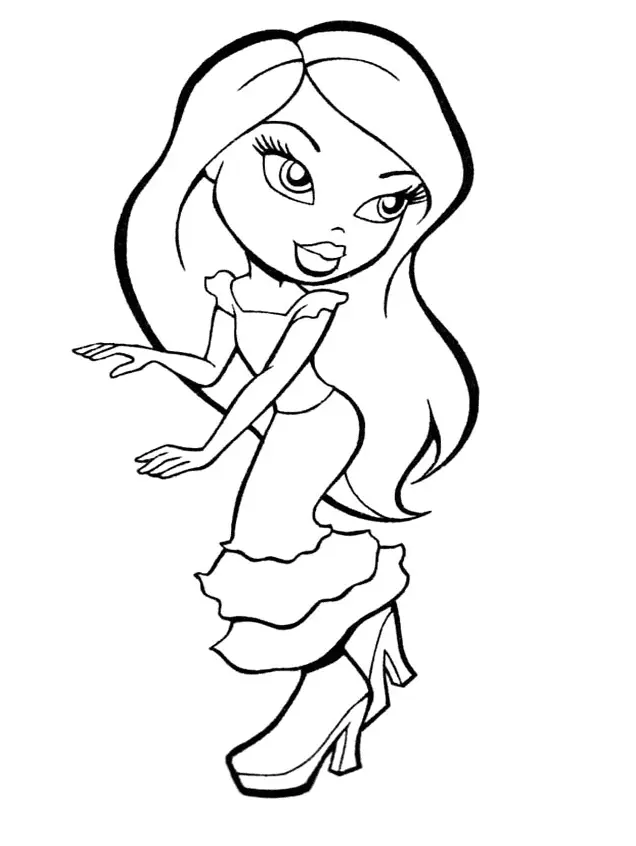 Bratz Para Colorear 12