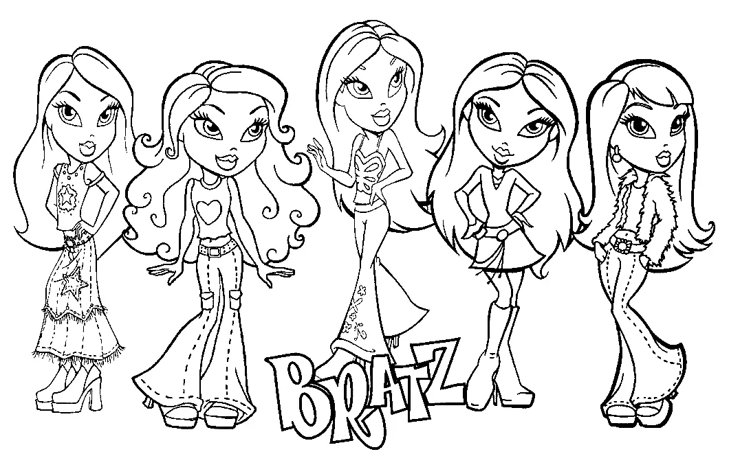 Bratz Para Colorear 2