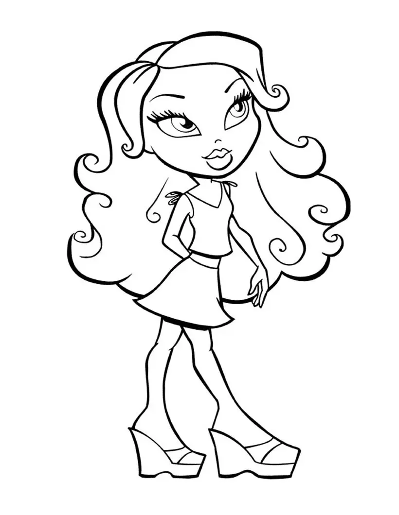 Bratz Para Colorear 36