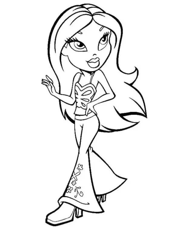 Bratz Para Colorear 5