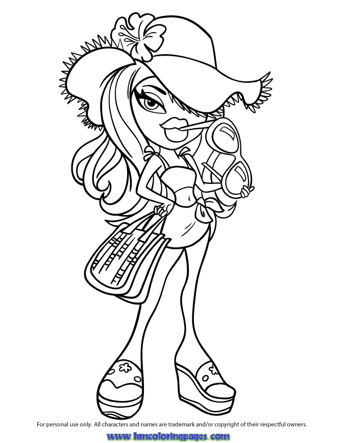 Bratz Para Colorear 7