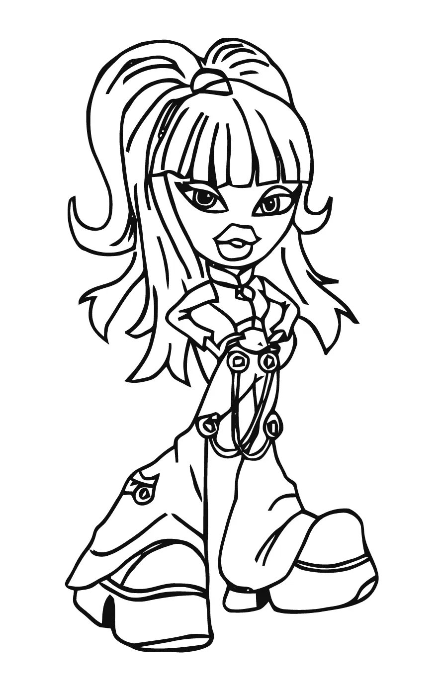 Bratz Para Colorear 8