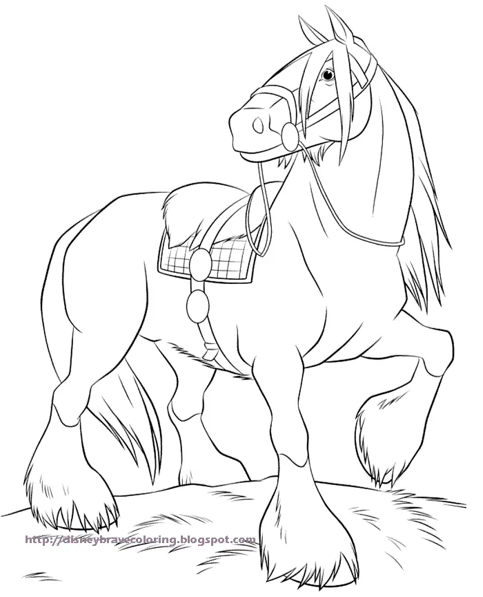 Brave Para Colorear 13