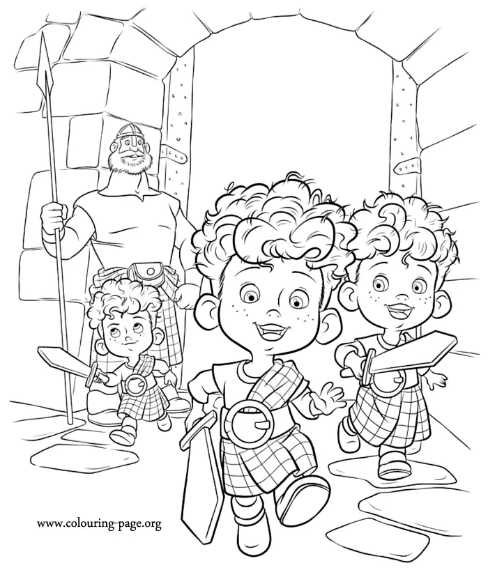 Brave Para Colorear 2