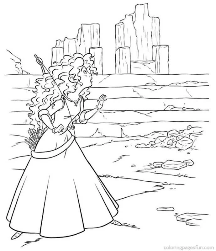 Brave Para Colorear 21