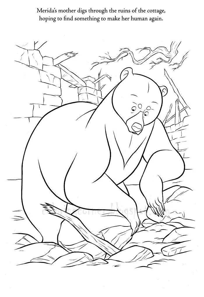 Brave Para Colorear 32
