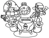 Desenhos de Brawl Stars Para Colorir 45