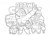 Desenhos de Brawl Stars Para Colorir 5