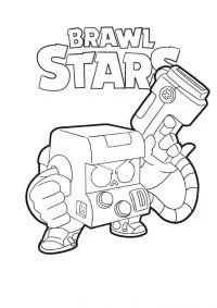Desenhos de Brawl Stars Para Colorir 56