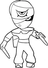 Desenhos de Brawl Stars Para Colorir 58
