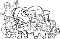 Desenhos de Brawl Stars Para Colorir 7