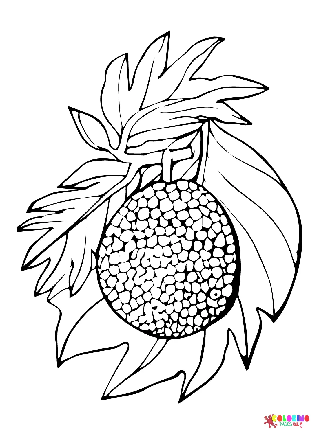 Desenhos de Fruta-Pao Para Colorir 2