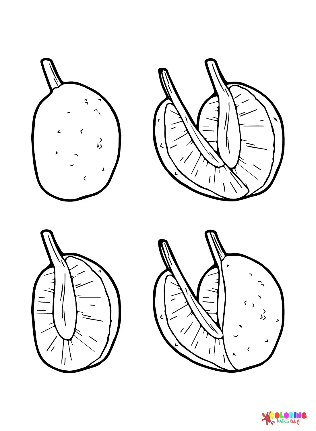 Desenhos de Fruta-Pao Para Colorir 3