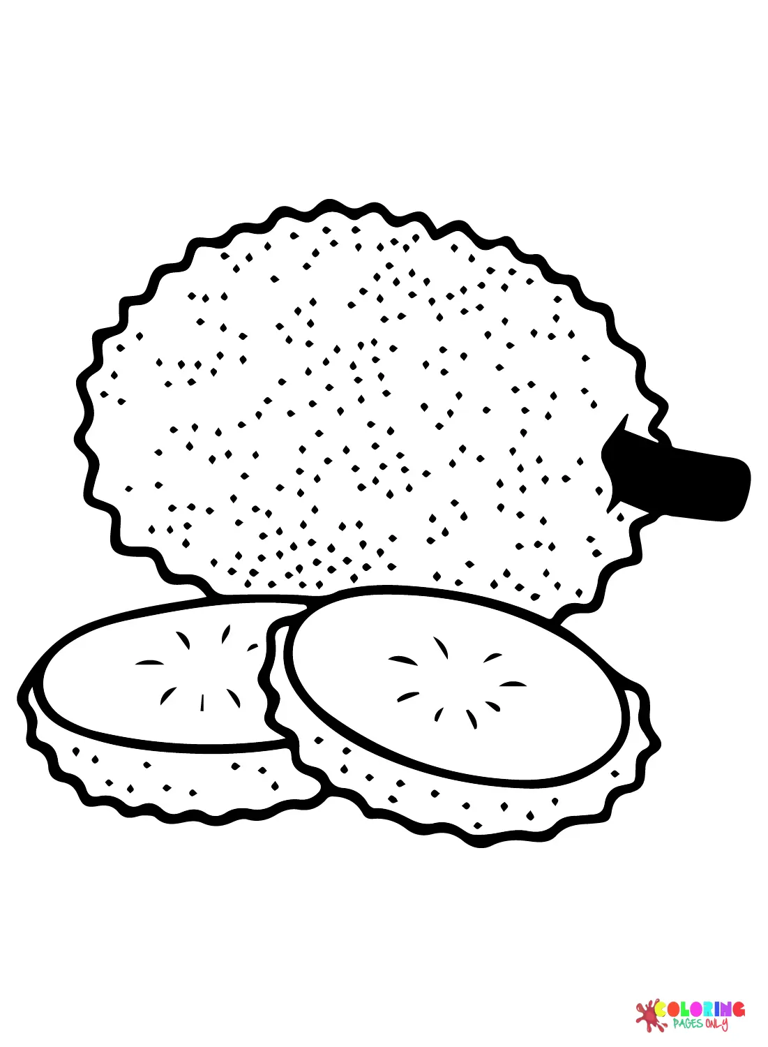 Desenhos de Fruta-Pao Para Colorir 7