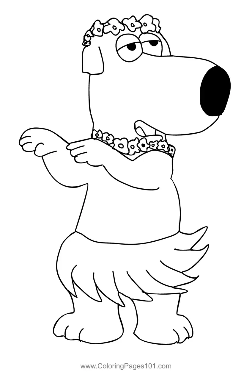 Brian Griffin para Colorear 2