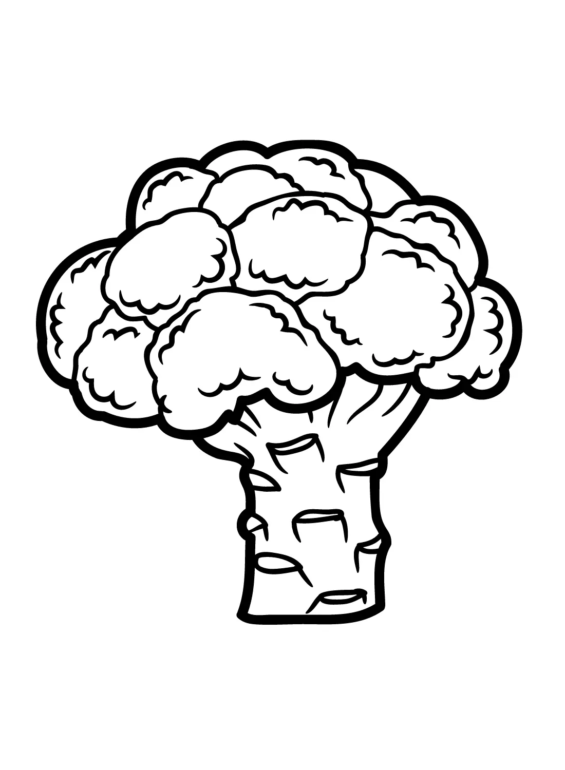 Broccoli Coloring Pages 12