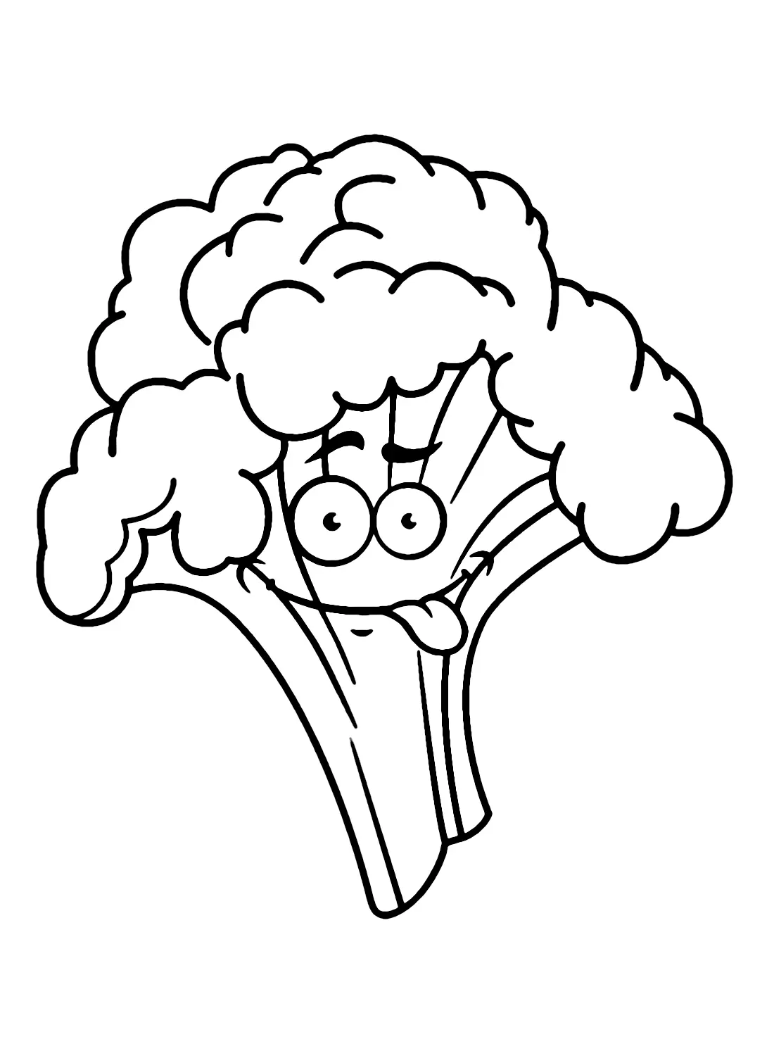 Broccoli Coloring Pages 2