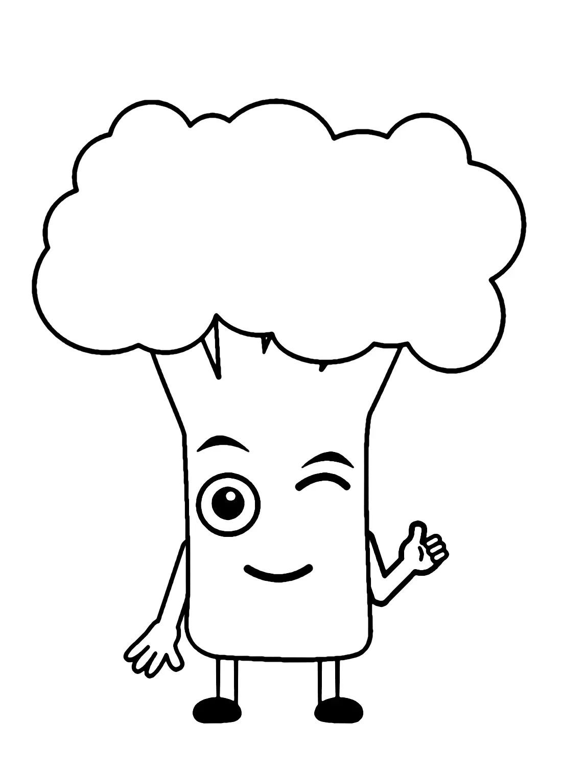 Broccoli Coloring Pages 23
