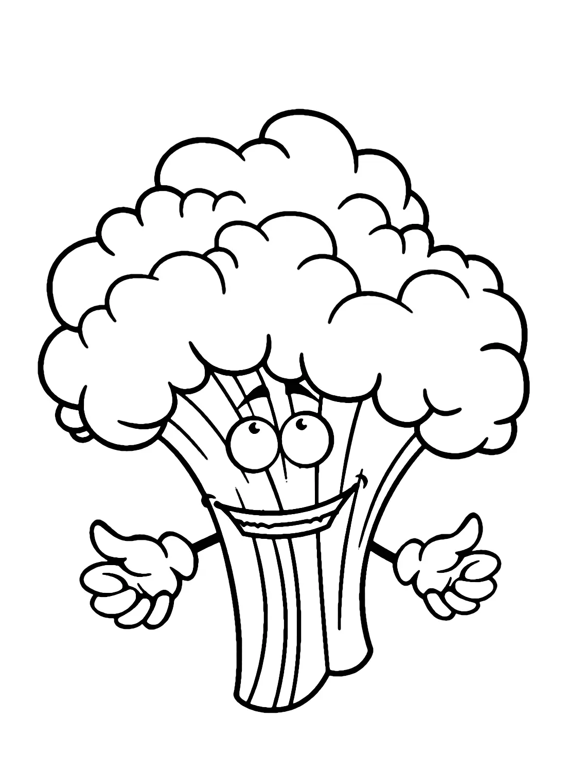 Broccoli Coloring Pages 5