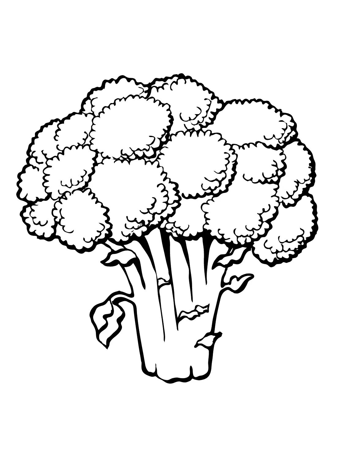 Broccoli Coloring Pages 6
