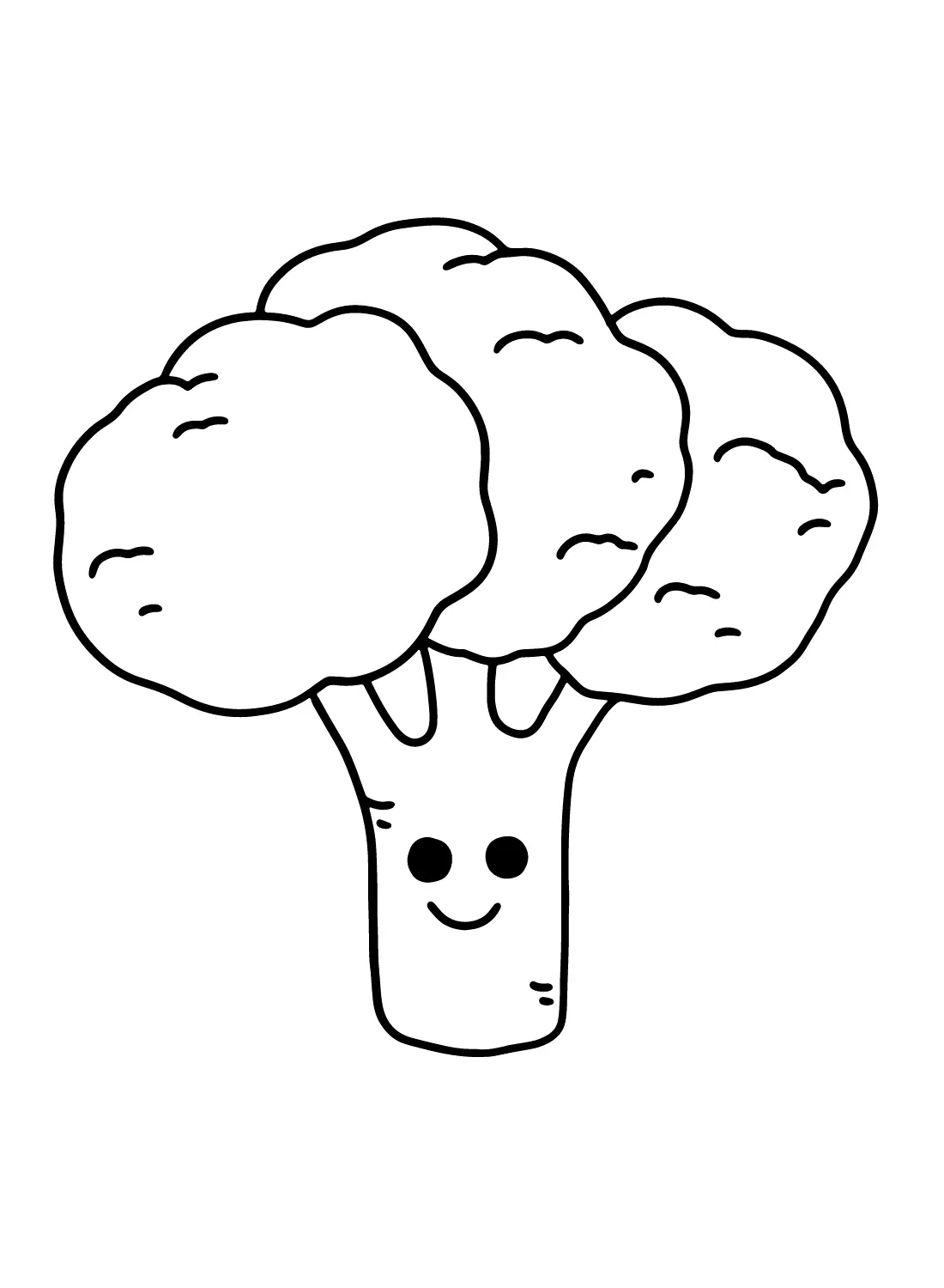 Broccoli Coloring Pages 8