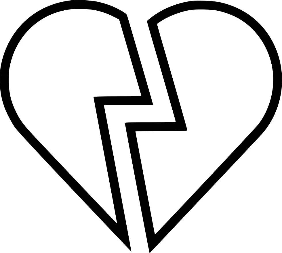 Broken Hearts Coloring Pages 8