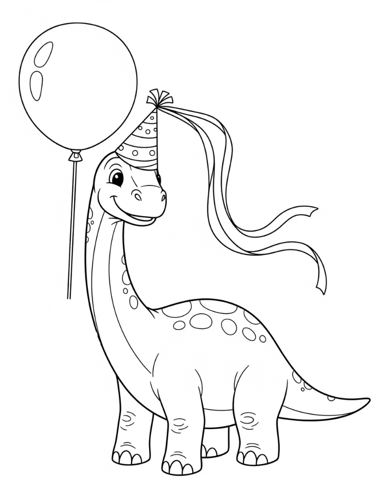 Brontosaurus Ausmalbilder 11