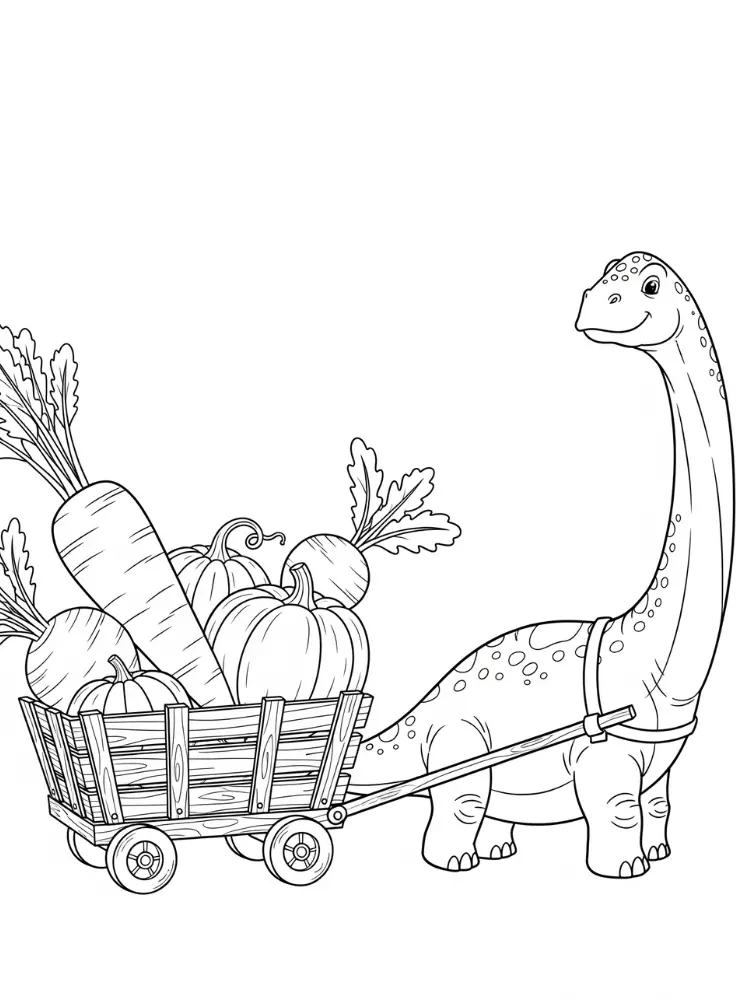Brontosaurus Ausmalbilder 21