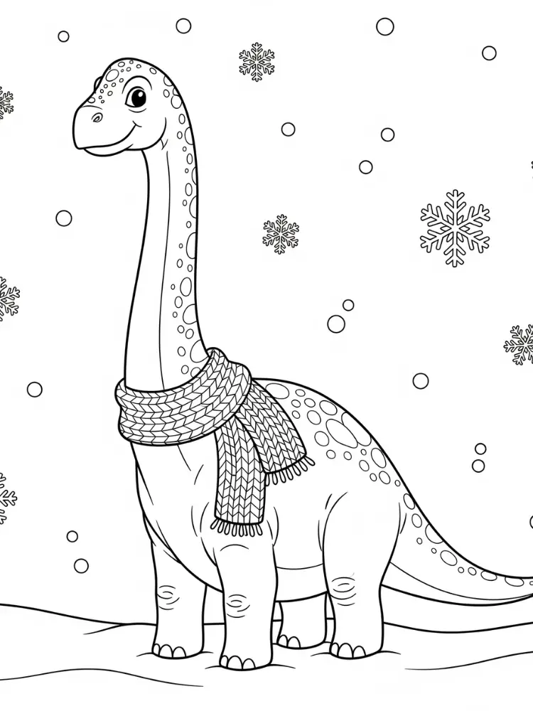 Brontosaurus Ausmalbilder 24