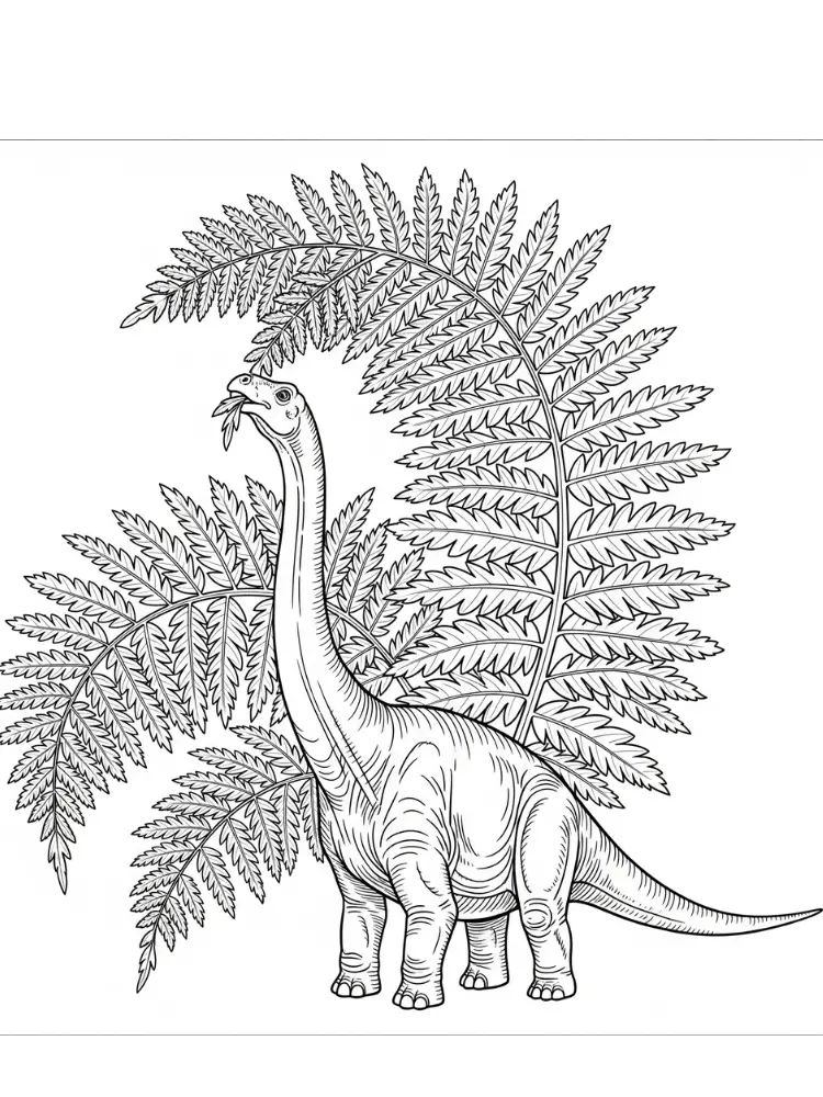 Brontosaurus Ausmalbilder 27