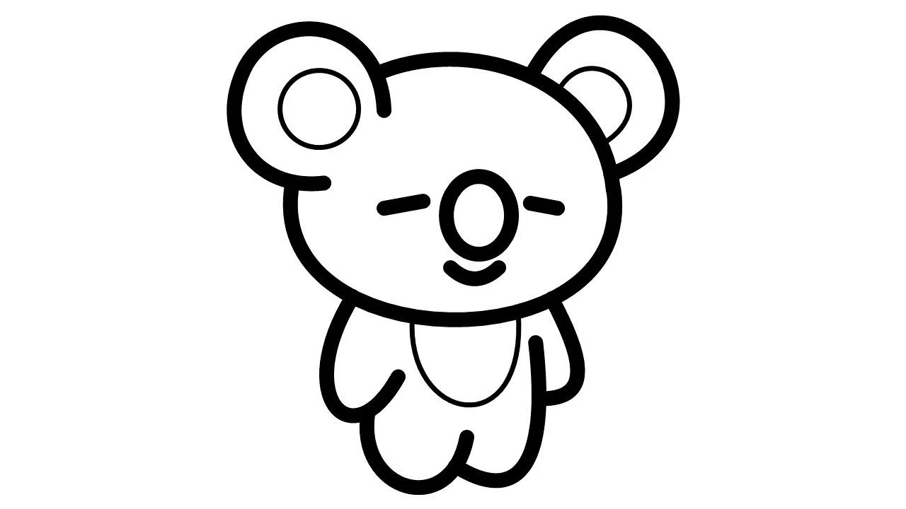 BT21 Coloring Pages 22