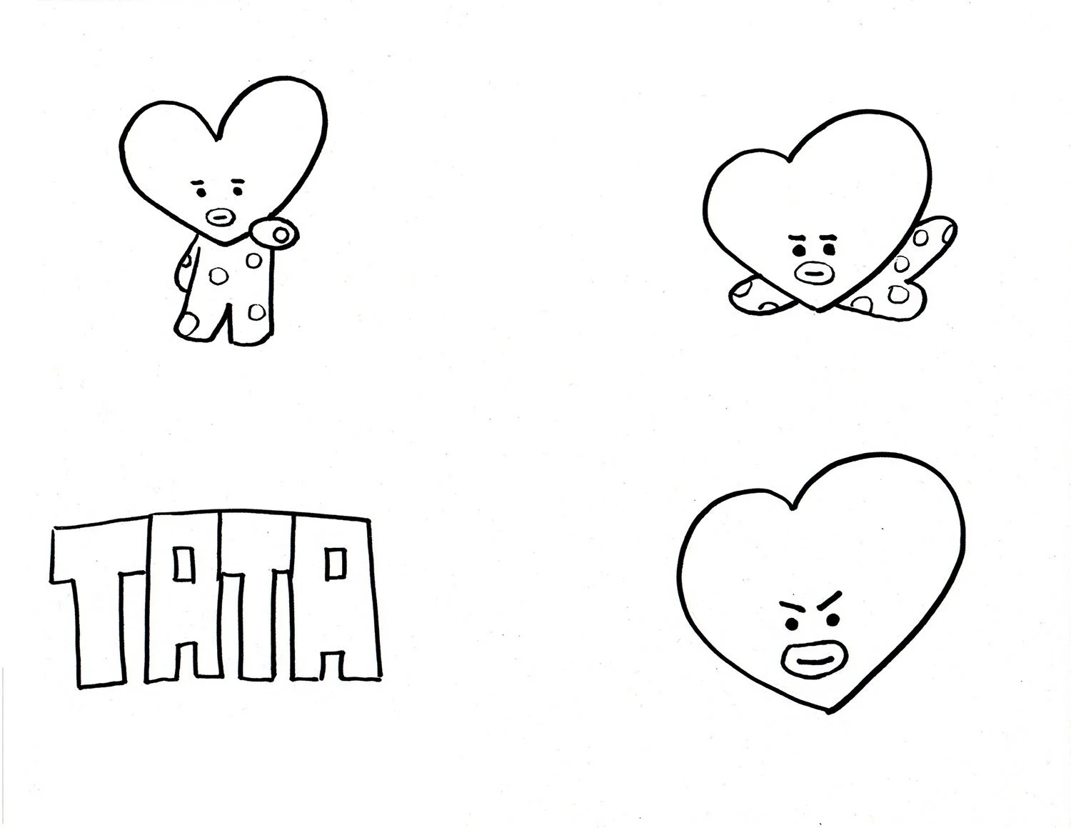 BT21 Coloring Pages 6