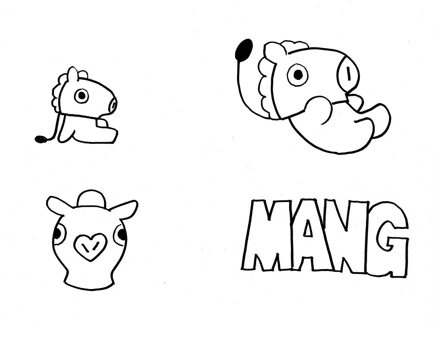 BT21 Coloring Pages 7