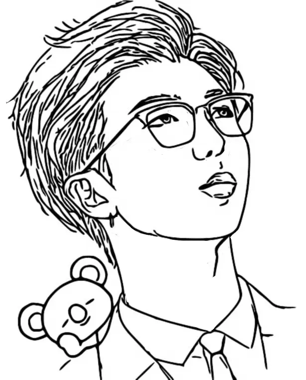 Desenhos de Bts Para Colorir 12