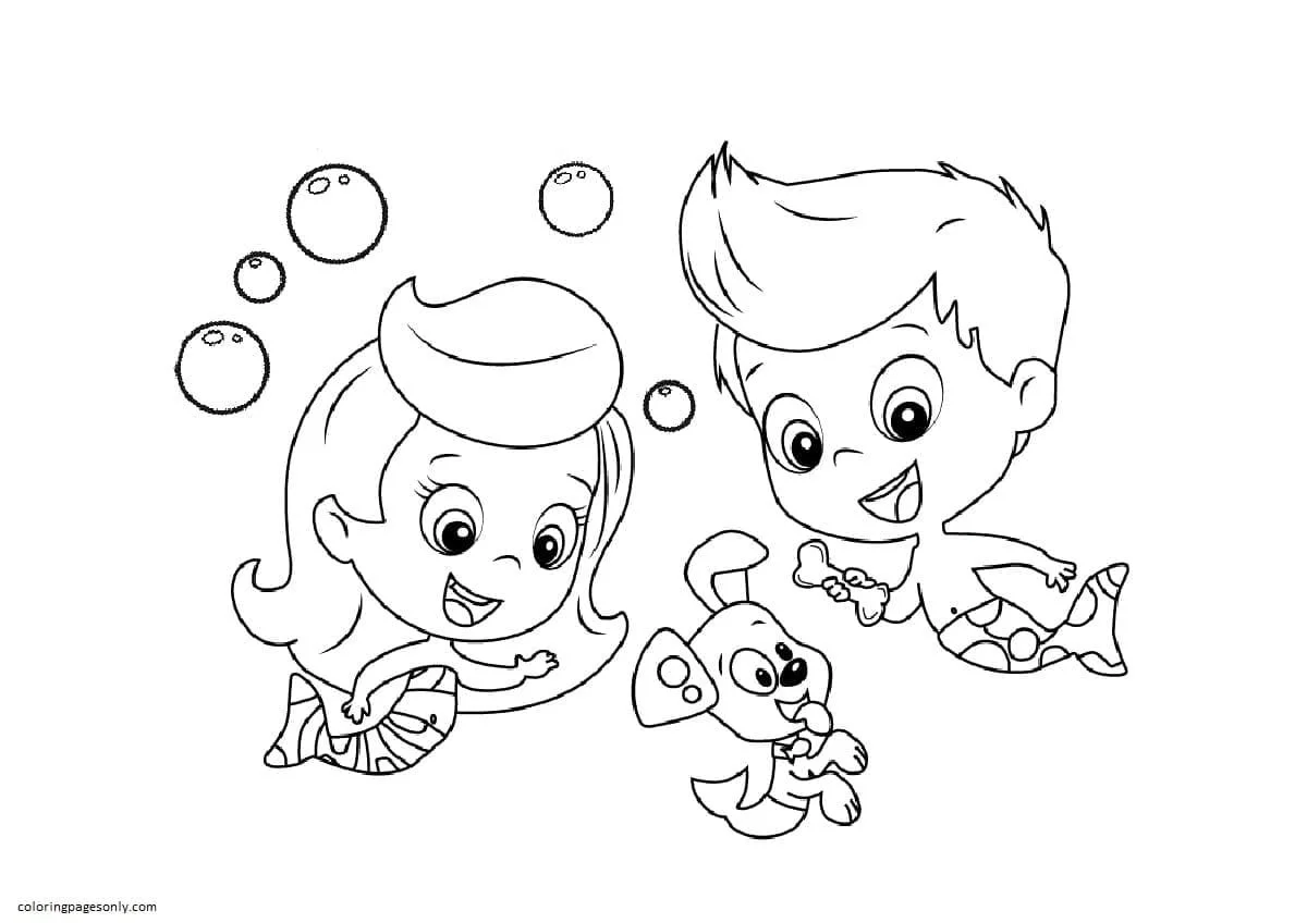 Bubble Guppies Ausmalbilder 19