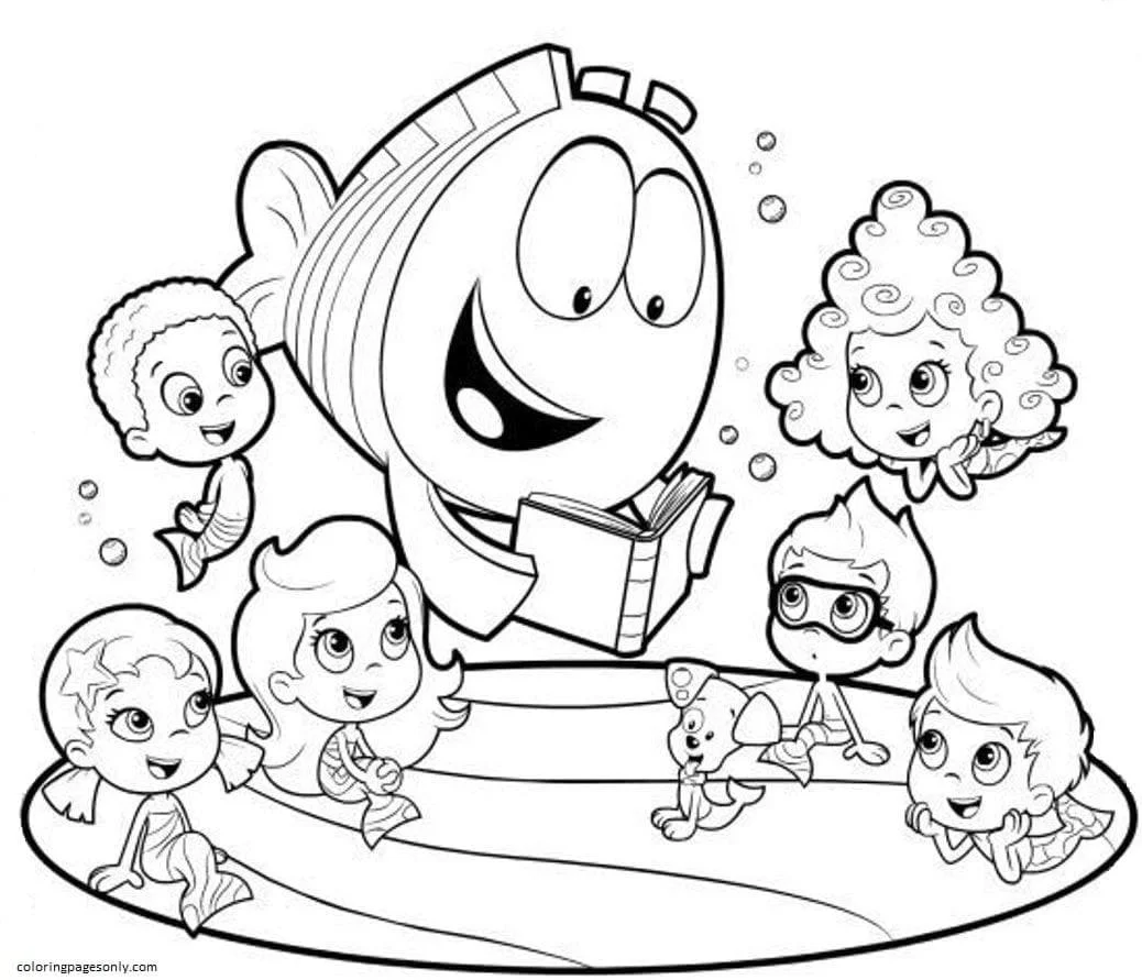 Bubble Guppies Ausmalbilder 9