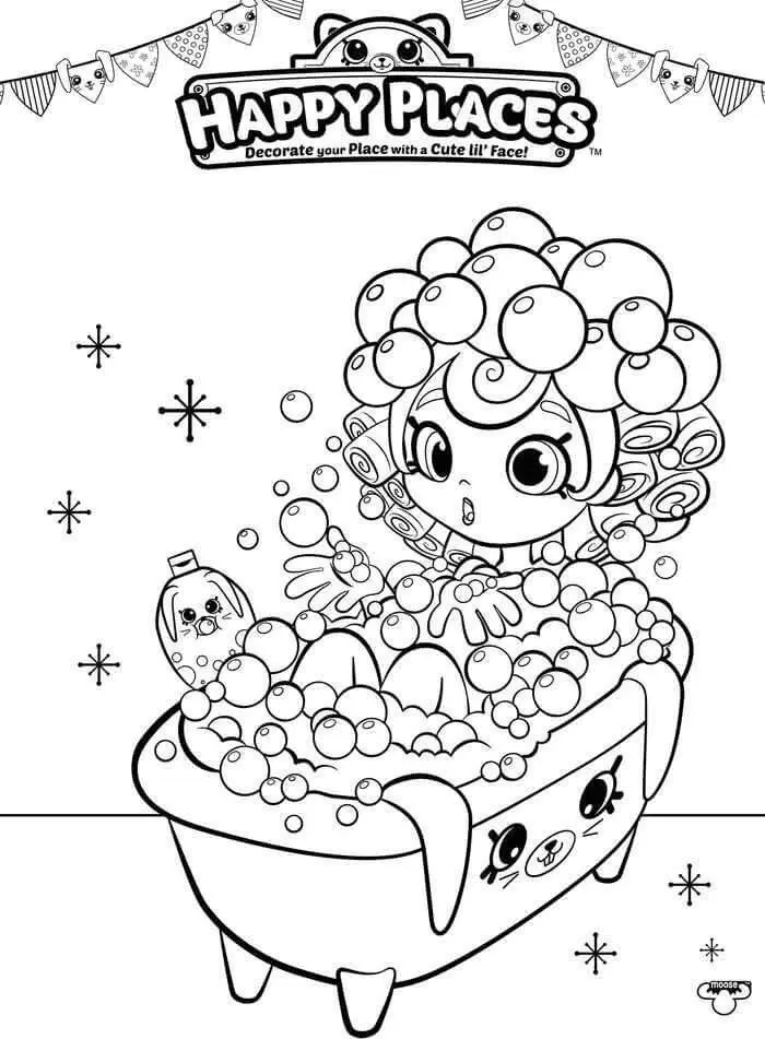 Bubbleisha Coloring Pages 4