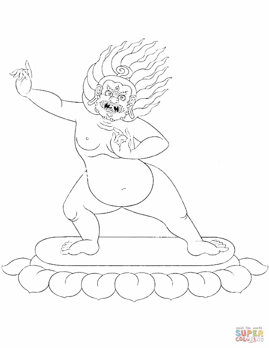 Budismo para Colorear 11