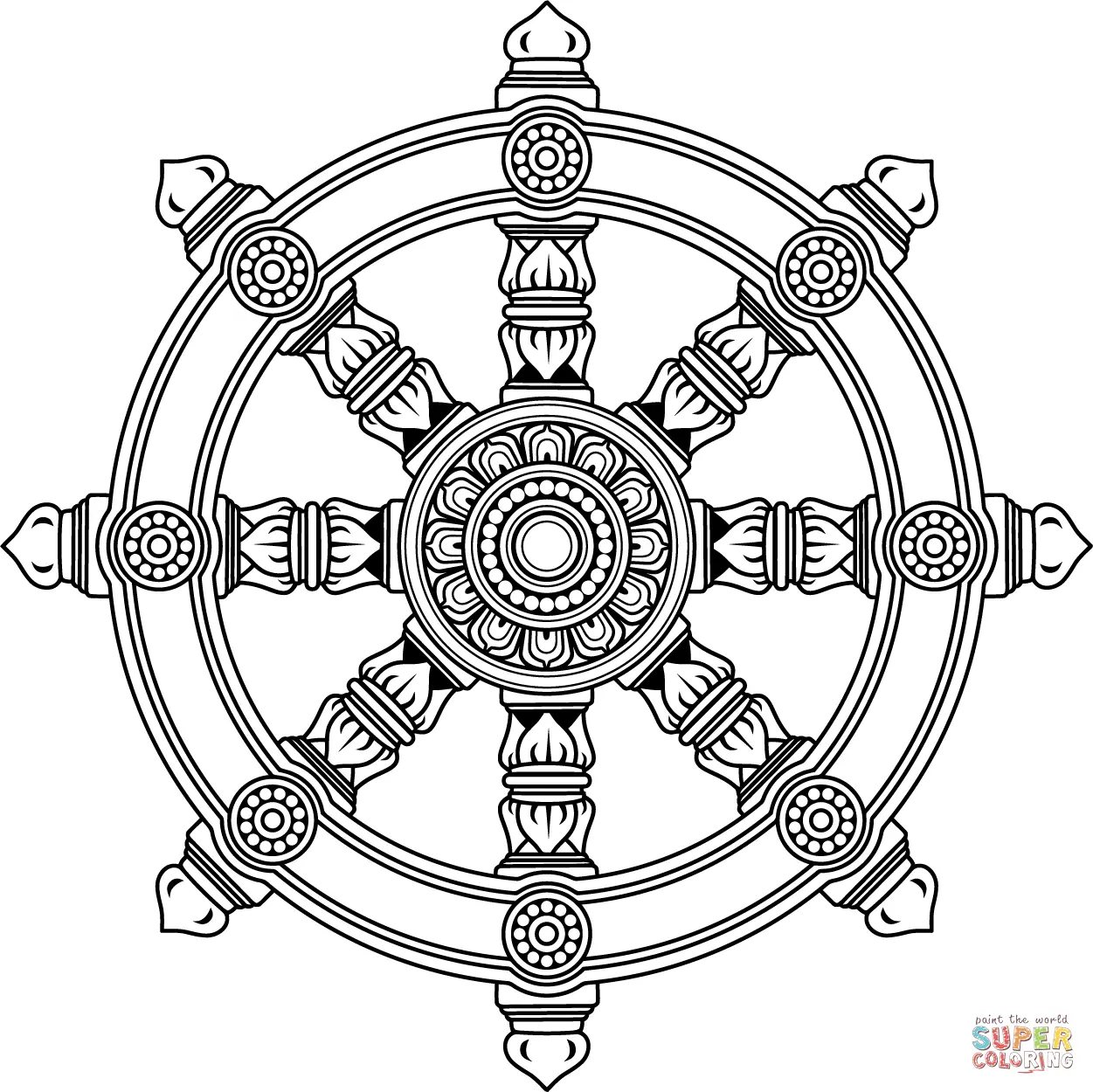 Budismo para Colorear 5