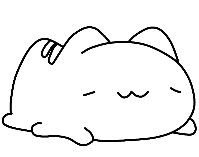 Desenhos de Bugcat Capoo Para Colorir 12