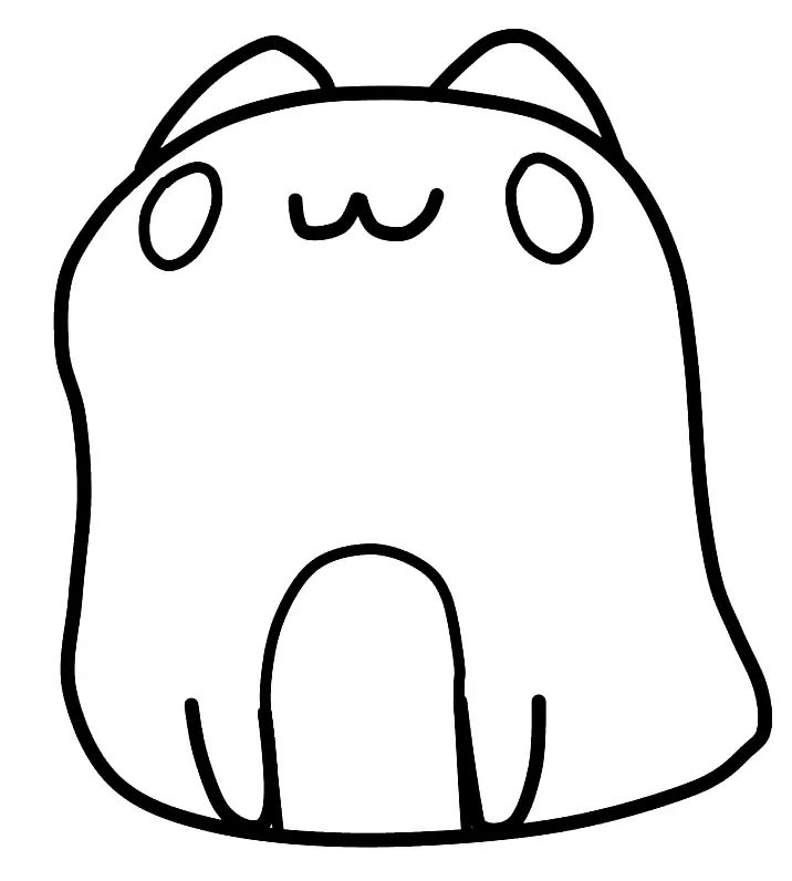 Desenhos de Bugcat Capoo Para Colorir 15