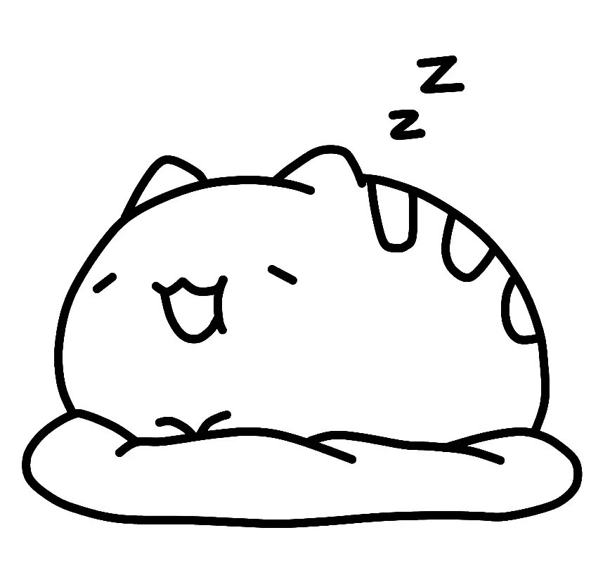 Desenhos de Bugcat Capoo Para Colorir 26