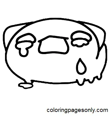 Desenhos de Bugcat Capoo Para Colorir 37