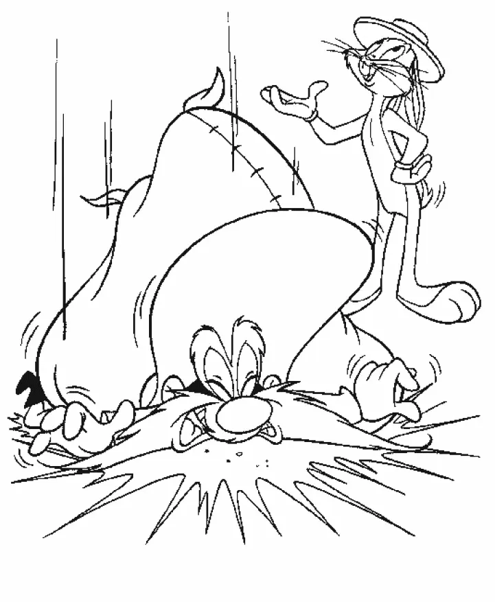Bugs Bunny Coloring Pages 1